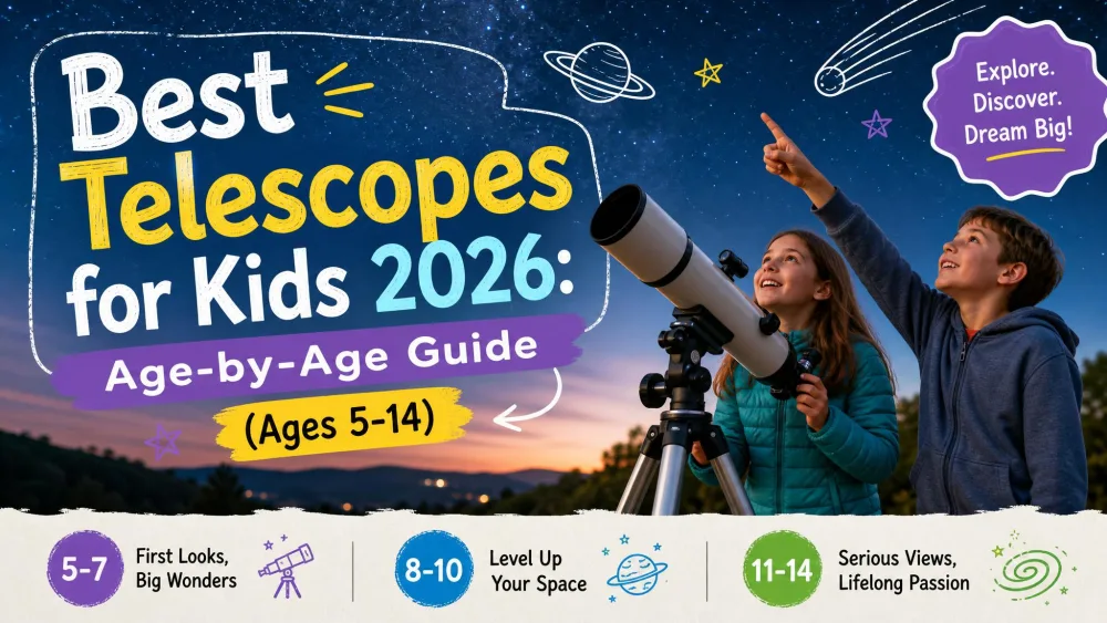 Best Telescopes for Kids 2026: Age-by-Age Guide