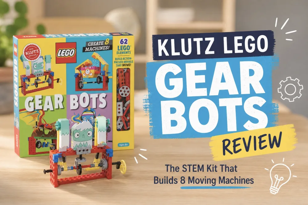 Klutz LEGO Gear Bots Review: The STEM Kit That Builds 8 Moving Machines (Ages 8-12)