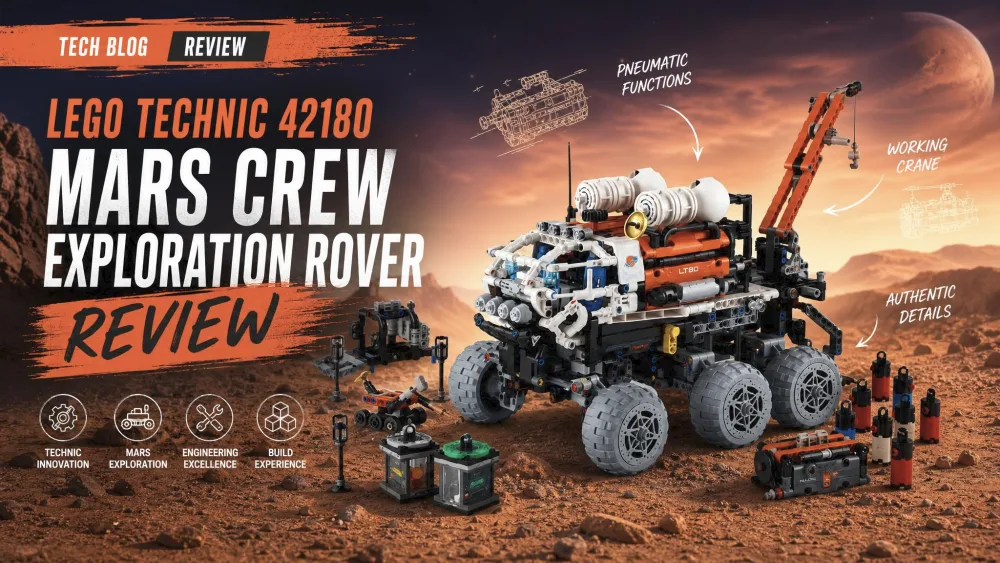 LEGO Technic 42180 Mars Crew Exploration Rover Review