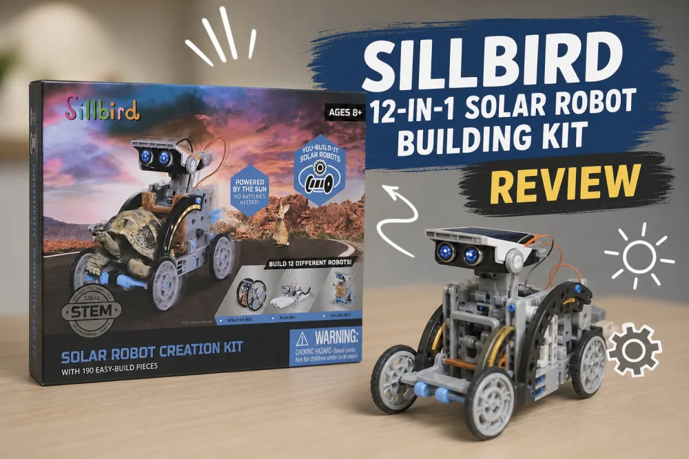 Sillbird 12-in-1 Solar Robot Building Kit Review: Our Hands-On STEM Test