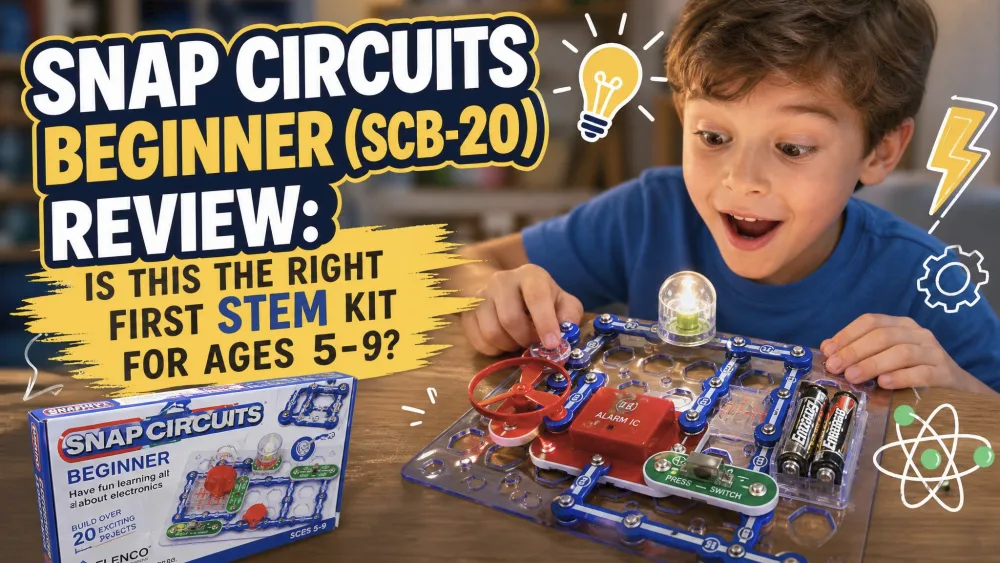 Snap Circuits Beginner (SCB-20) Review: Is This the Right First STEM Kit for Ages 5-9?