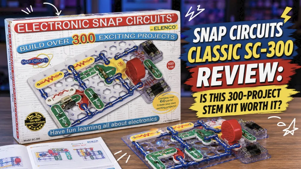 Snap Circuits Classic SC-300 Review: Is This 300-Project STEM Kit Worth It?