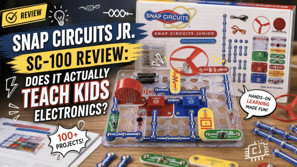 Snap Circuits Jr. SC-100 Review: Does It Actually Teach Kids Electronics?
