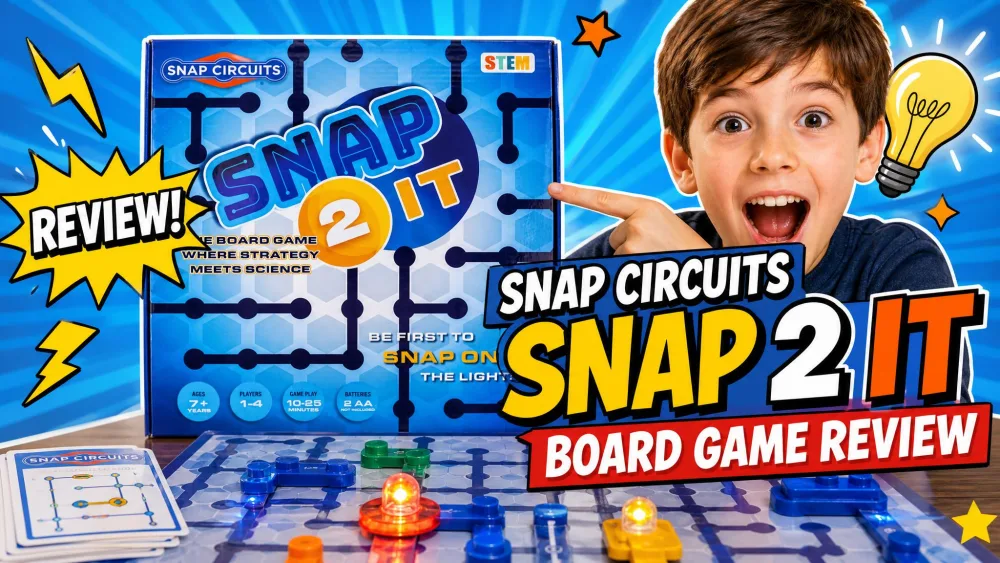 Snap Circuits Snap 2 It Board Game Review
