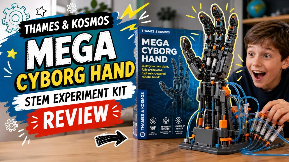 Thames & Kosmos Mega Cyborg Hand STEM Experiment Kit Review