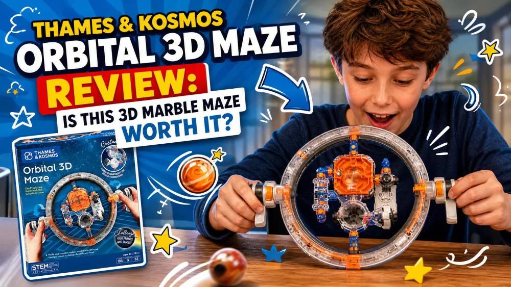 Thames & Kosmos Orbital 3D Maze Review: Is This 3D Marble Maze Worth It?