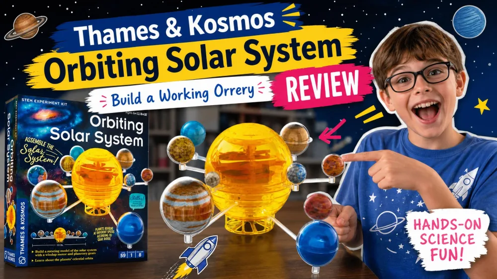 Thames & Kosmos Orbiting Solar System Review: Build a Working Orrery